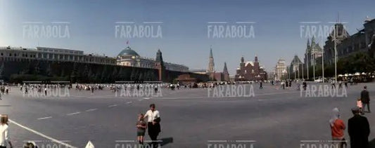 La piazza Rossa a Mosca, anni 80 - Farabola Immagine digitale