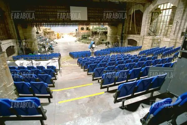 La scenografia del programma 125 Milioni di Caz....te, 2001 - Farabola Immagine digitale