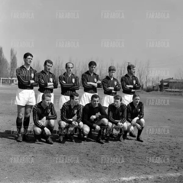 La squadra del Milan, 1962 - Farabola Immagine digitale