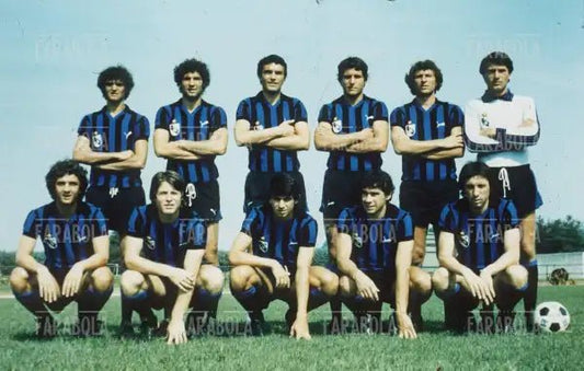 La squadra dell'Inter campione d'Italia, 1980 - Farabola Immagine digitale