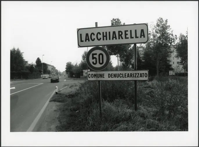 Lacchiarella Cartello segnaletico anni 90 Ft 3153 - Stampa 24x18 cm - Farabola Stampa ai sali d'argento