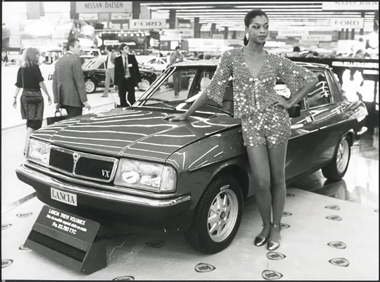 Lancia Trevi VX Salone Auto Parigi 1982 Ft 37029 - Stampa 24x18 cm - Farabola Stampa ai sali d'argento