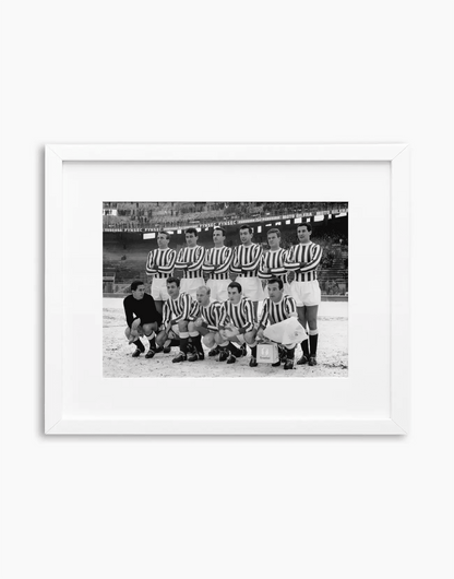 Lanerossi Vicenza, Formazione, 1961 — stampa fine art con cornice bianca
