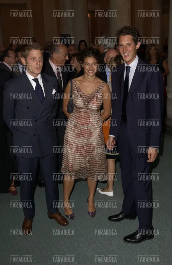 Lapo Elkann, Ginevra Elkann e John Elkann, Festival di Venezia, 2004 - Farabola Immagine digitale