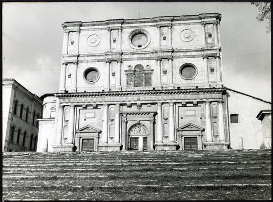 L'Aquila Chiesa di San Bernardino 1958 Ft 36180 - Stampa 24x18 cm - Farabola Stampa ai sali d'argento