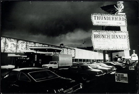 Las Vegas di notte anni 60 Ft 38014 - Stampa 27x18cm - Farabola Stampa ai sali d'argento