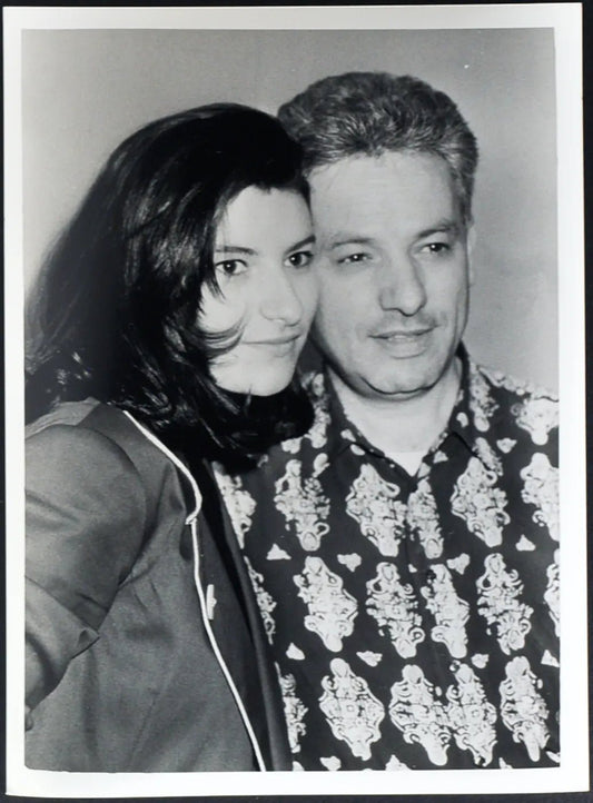Laura Pausini e il padre a Sanremo 1994 Ft 2489 - Stampa 24x18 cm - Farabola Stampa ai sali d'argento