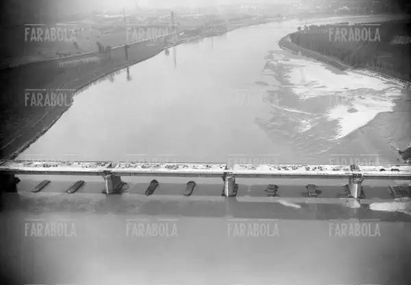Lavori di costruzione dell'Autostrada del Sole, 1958 - Farabola Immagine digitale