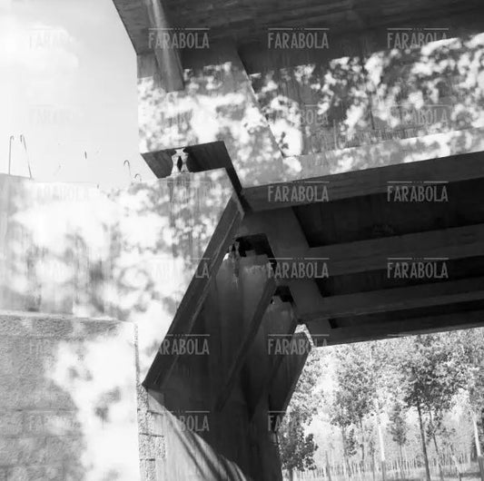 Lavori di costruzione dell'Autostrada del Sole, 1958 - Farabola Immagine digitale