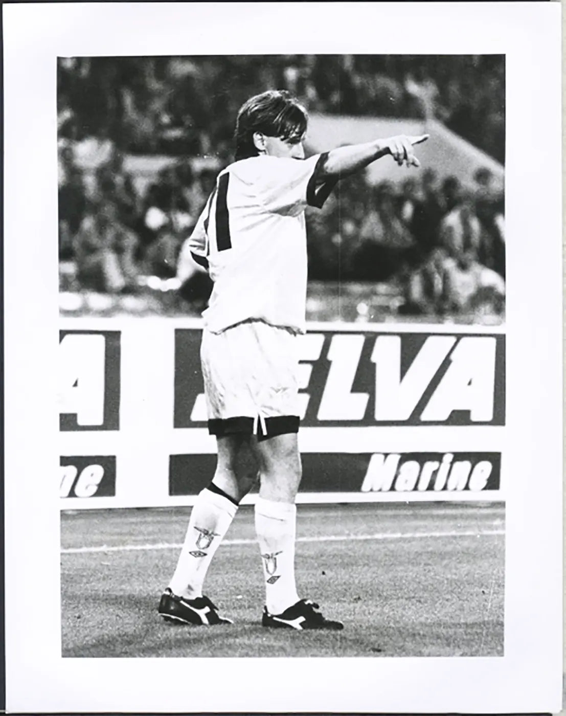 Lazio Beppe Signori stagione 1993 - 1994 Ft 5523 - Stampa 24x30 cm - Farabola Stampa ai sali d'argento