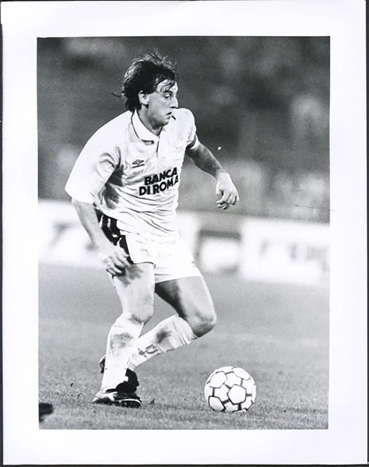 Lazio Beppe Signori stagione 1993 - 1994 Ft 5532 - Stampa 24x30 cm - Farabola Stampa ai sali d'argento