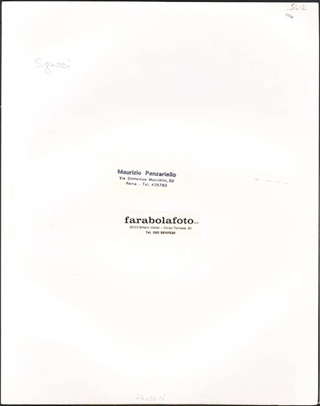 Lazio Beppe Signori stagione 1993 - 1994 Ft 5534 - Stampa 24x30 cm - Farabola Stampa ai sali d'argento
