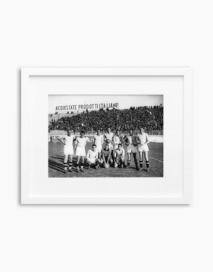 Lazio, Formazione, 1934 — stampa fine art con cornice bianca