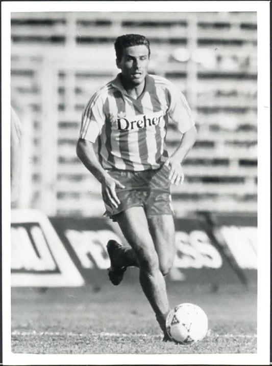 Lecce Antonio Conte anni 80 Ft 5600 - Stampa 24x18 cm - Farabola Stampa ai sali d'argento