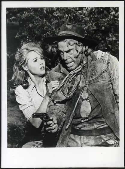 Lee Marvin e Jane Fonda Film Cat Ballou Ft 35909 - Stampa 24x18 cm - Farabola Stampa ai sali d'argento (anni 90)