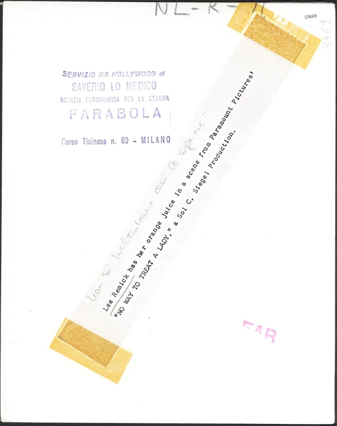 Lee Remick in un film del 1968 Ft 37498 - Stampa 24x18 cm - Farabola Stampa ai sali d'argento
