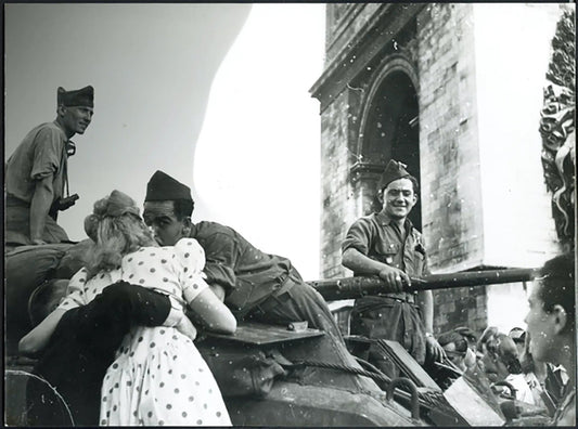 Liberazione di Parigi 1944 Ft 5146 - Stampa 24x18 cm - Farabola Stampa ai sali d'argento (anni 90)