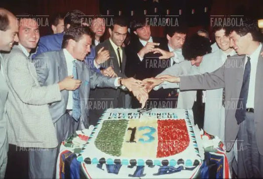 L'Inter festeggia il 13esimo scudetto, 1989 - Farabola Immagine digitale