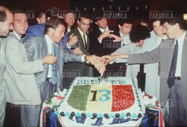 L'Inter festeggia il 13esimo scudetto, 1989 - Farabola Immagine digitale