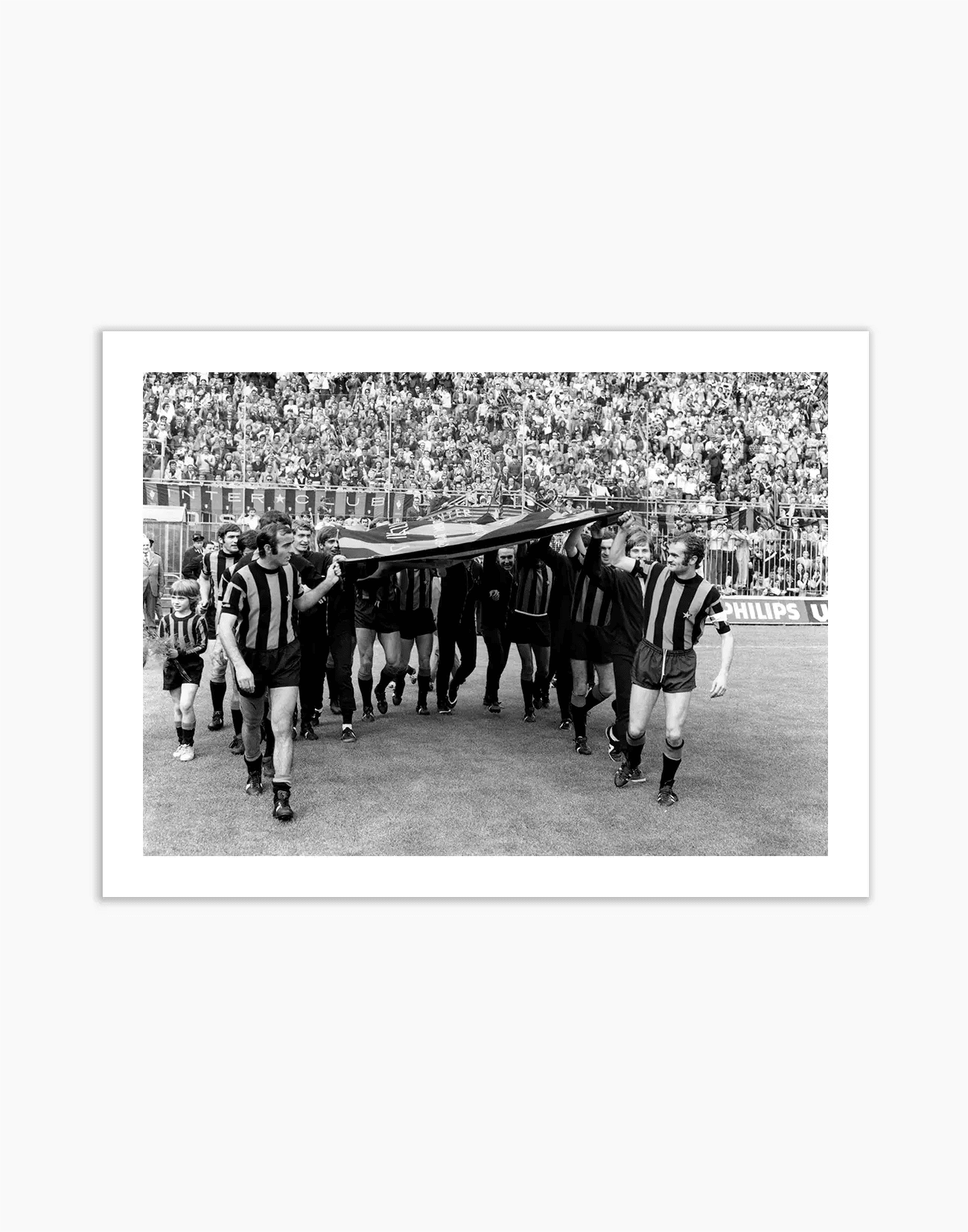 L'Inter festeggia lo scudetto, 1971 - Farabola WhiteWall App Product