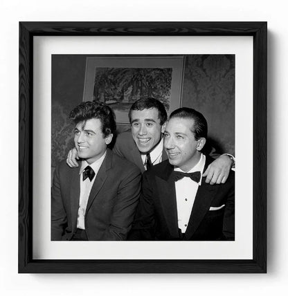 Little Tony e Mike Bongiorno, Sanremo 1964 - Farabola Fotografia