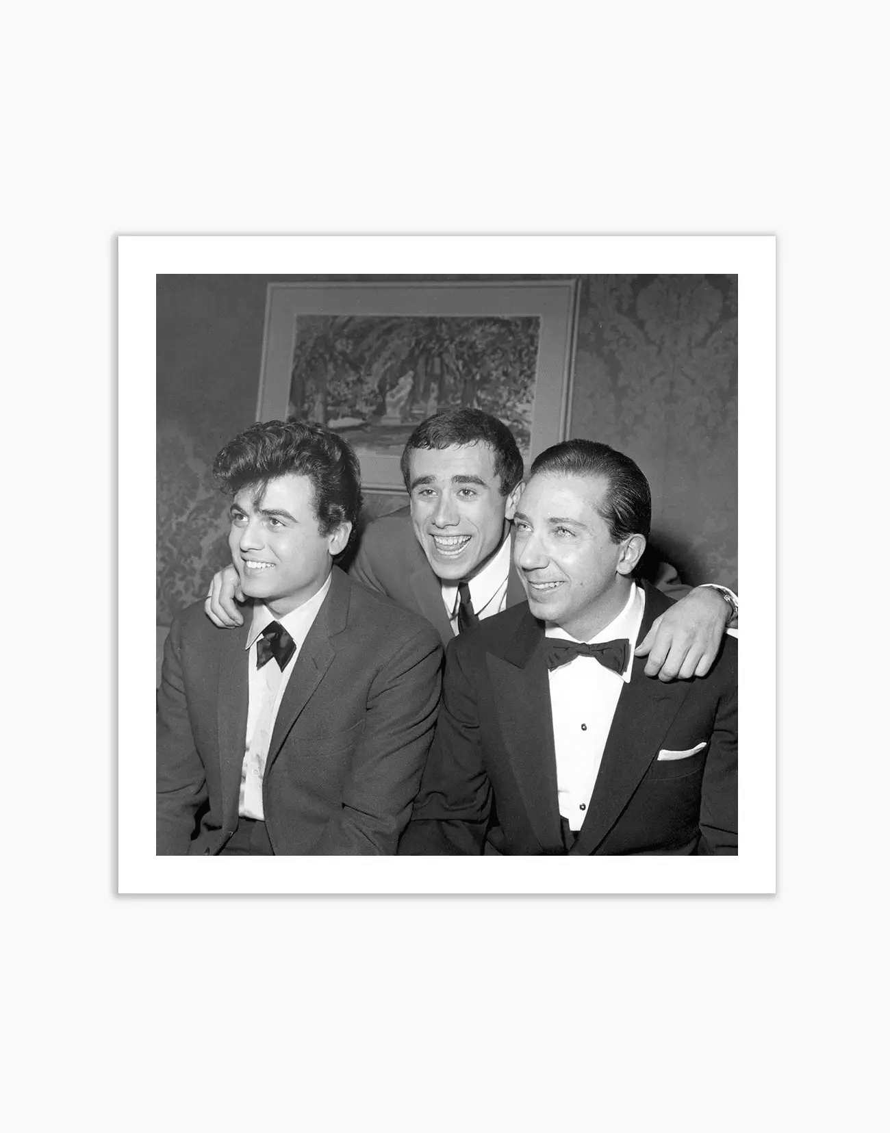 Little Tony e Mike Bongiorno, Sanremo 1964 - Farabola WhiteWall App Product
