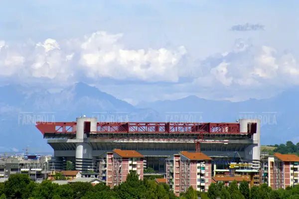 Lo stadio San Siro, Milano, 2001 - Farabola Immagine digitale