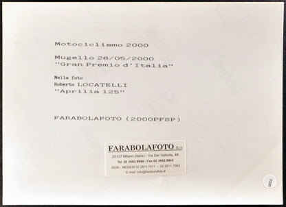 Locatelli Aprilia Motomondiale 2000 Ft 3000 - Stampa 20x15 cm - Farabola Stampa ai sali d'argento