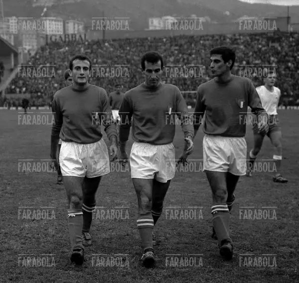 Lodetti, Picchi e Guarnieri, Italia vs Finlandia, 1969 - Farabola Immagine digitale
