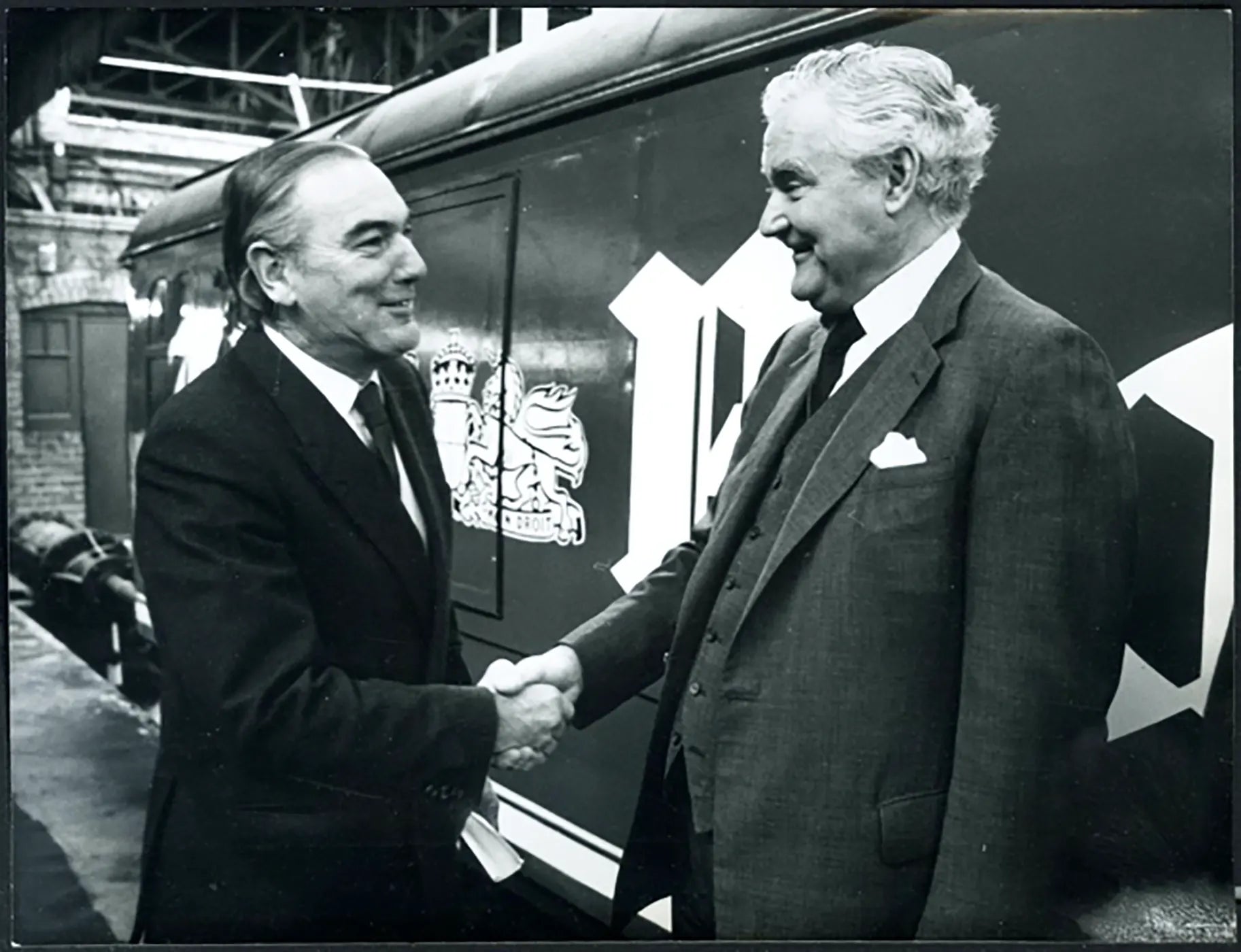 Lord Rothermere e sir Peter Parker 1982 Ft 36626 - Stampa 20x15 cm - Farabola Stampa ai sali d'argento