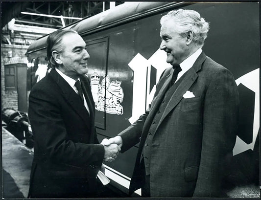 Lord Rothermere e sir Peter Parker 1982 Ft 36626 - Stampa 20x15 cm - Farabola Stampa ai sali d'argento