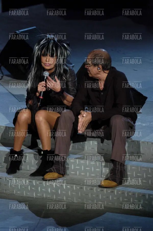 Loredana Bertè e Adriano Celentano, RockPolitiK, 2005 - Farabola Immagine digitale