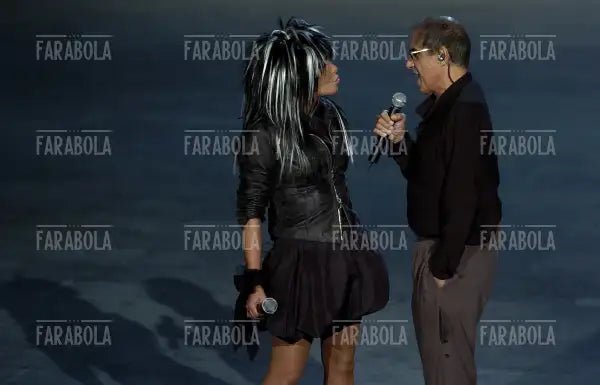 Loredana Bertè e Adriano Celentano, RockPolitiK, 2005 - Farabola Immagine digitale