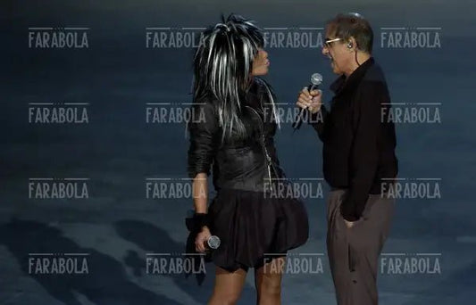 Loredana Bertè e Adriano Celentano, RockPolitiK, 2005 - Farabola Immagine digitale