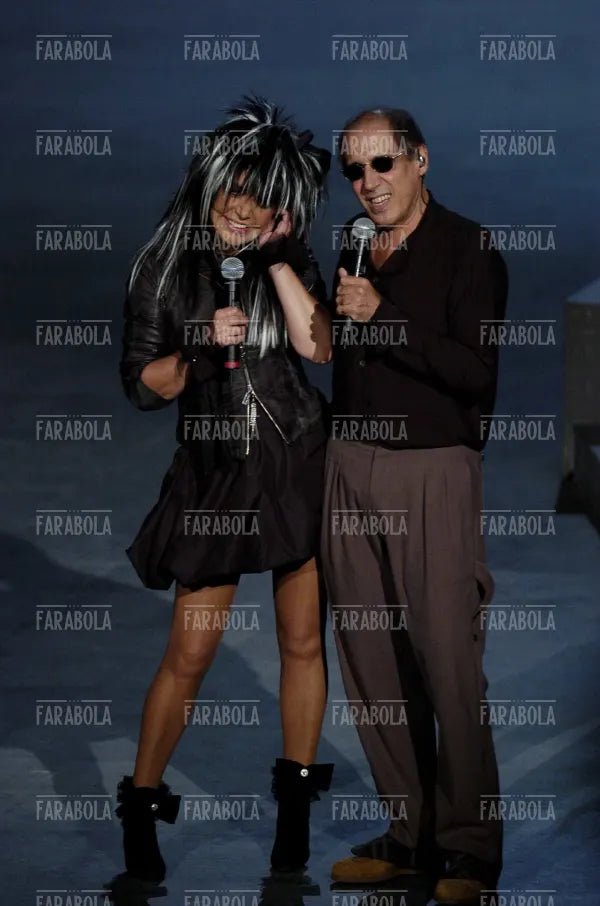 Loredana Bertè e Adriano Celentano, RockPolitiK, 2005 - Farabola Immagine digitale