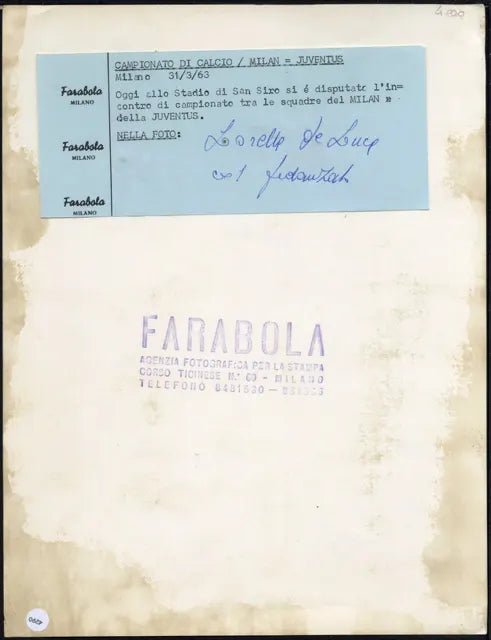 Lorella De Luca allo stadio 1963 Ft 4290 - Stampa 21x27 cm - Farabola Stampa ai sali d'argento