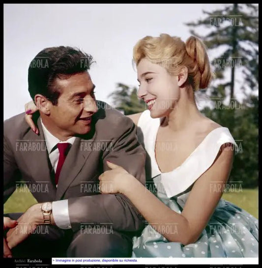 Lorenzo Buffon con la moglie Edy Campagnoli, anni 50 - Farabola Immagine digitale