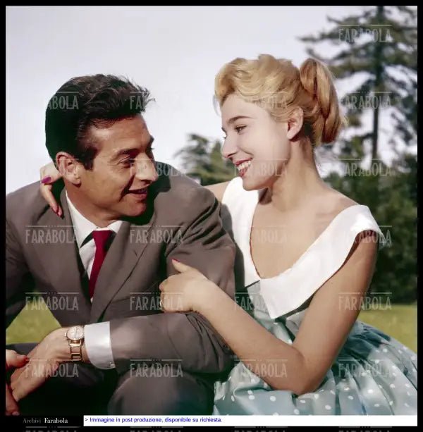 Lorenzo Buffon con la moglie Edy Campagnoli, anni 50 - Farabola Immagine digitale