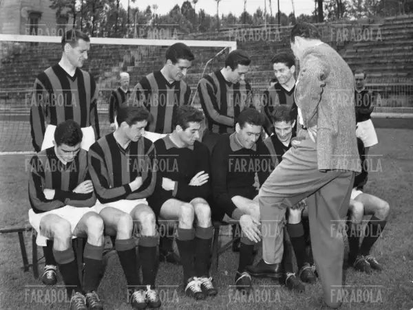 Lorenzo Buffon e il Milan, Milano, anni 50 - Farabola Immagine digitale