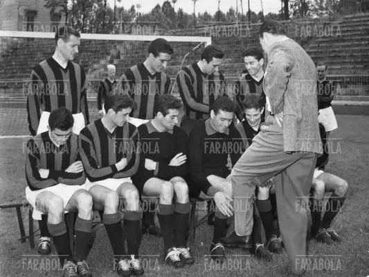Lorenzo Buffon e il Milan, Milano, anni 50 - Farabola Immagine digitale