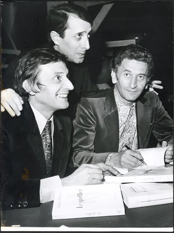 Louis Nucera, Raymond Moretti e Georges Walter 1971 Ft 37614 - Stampa 24x18 cm - Farabola Stampa ai sali d'argento