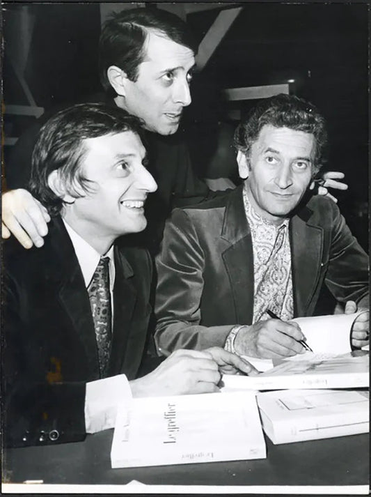 Louis Nucera, Raymond Moretti e Georges Walter 1971 Ft 37614 - Stampa 24x18 cm - Farabola Stampa ai sali d'argento