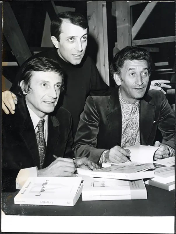 Louis Nucera, Raymond Moretti e Georges Walter 1971 Ft 37615 - Stampa 24x18 cm - Farabola Stampa ai sali d'argento