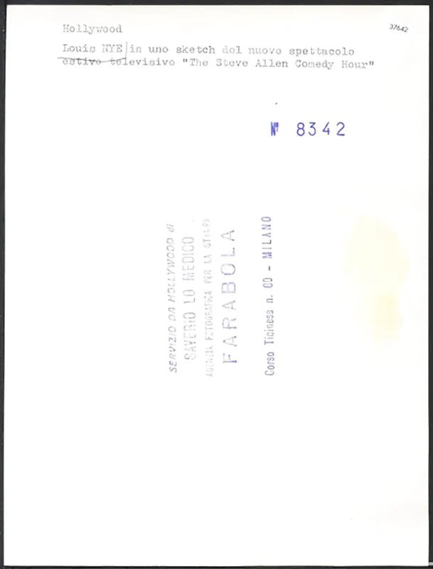 Louis Nye The Steve Allen Comedy Hour 1967 Ft 37642 - Stampa 20x15 cm - Farabola Stampa ai sali d'argento
