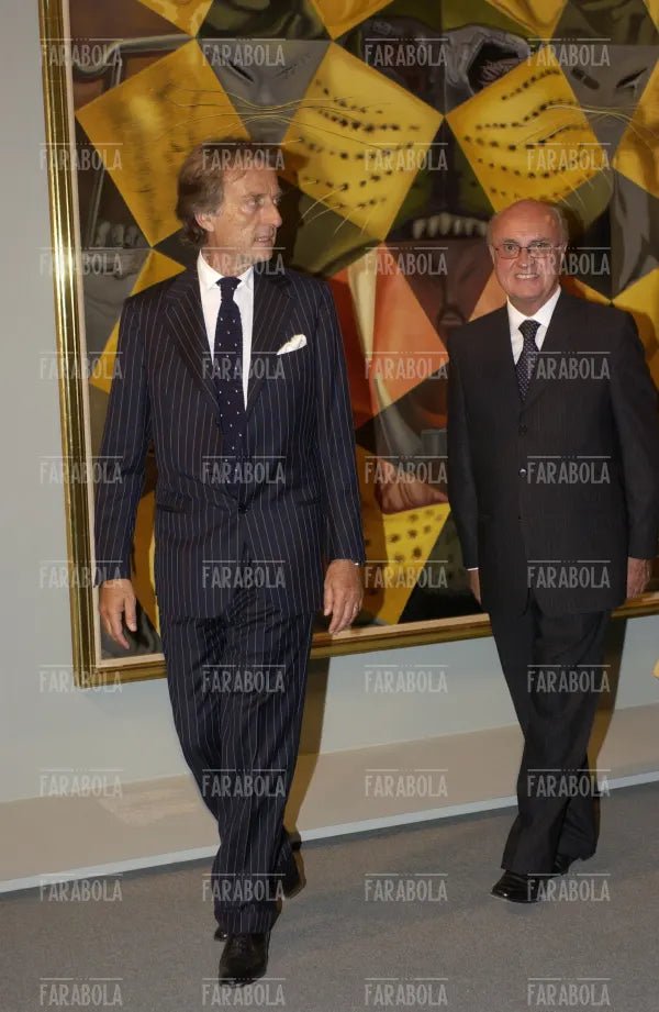 Luca Cordero di Montezemolo e Giuliano Urbani, Festival di Venezia, 2004 - Farabola Immagine digitale