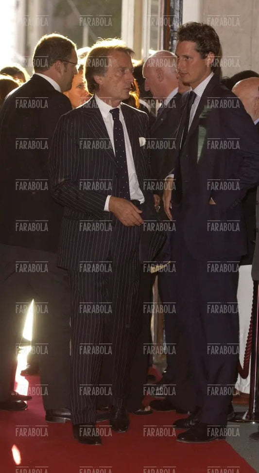Luca Cordero di Montezemolo e John Elkann, Festival di Venezia, 2004 - Farabola Immagine digitale