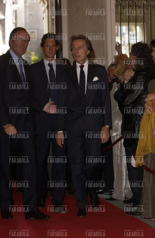 Luca Cordero di Montezemolo e John Elkann, Festival di Venezia, 2004 - Farabola Immagine digitale