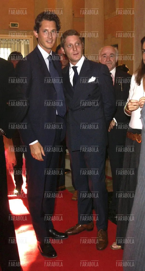 Luca Cordero di Montezemolo e Lapo Elkann, Festival di Venezia, 2004 - Farabola Immagine digitale