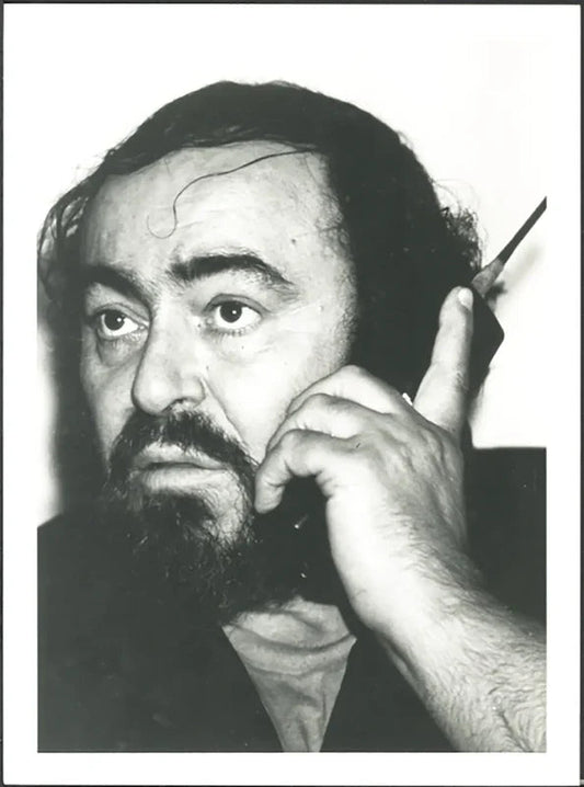 Luciano Pavarotti anni 90 Ft 37304 - Stampa 24x18 cm - Farabola Stampa ai sali d'argento