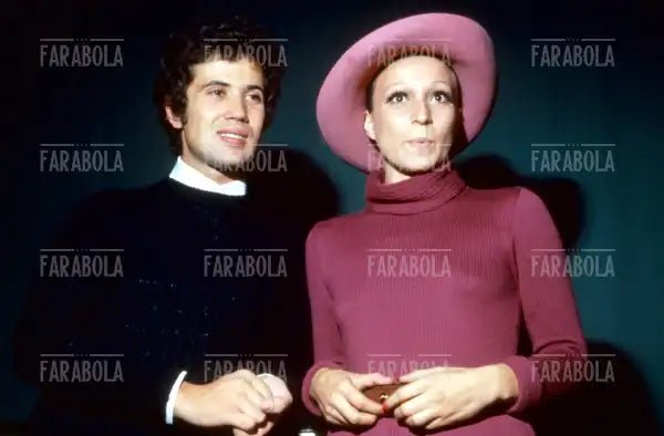Lucio Battisti e Grazia Letizia Veronese, anni 70 - Farabola Immagine digitale